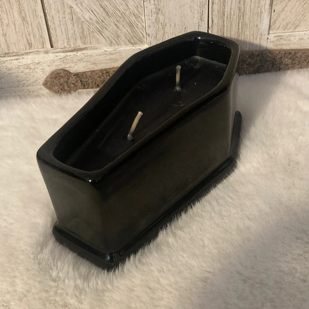 Target Black Coffin-Shaped Candle